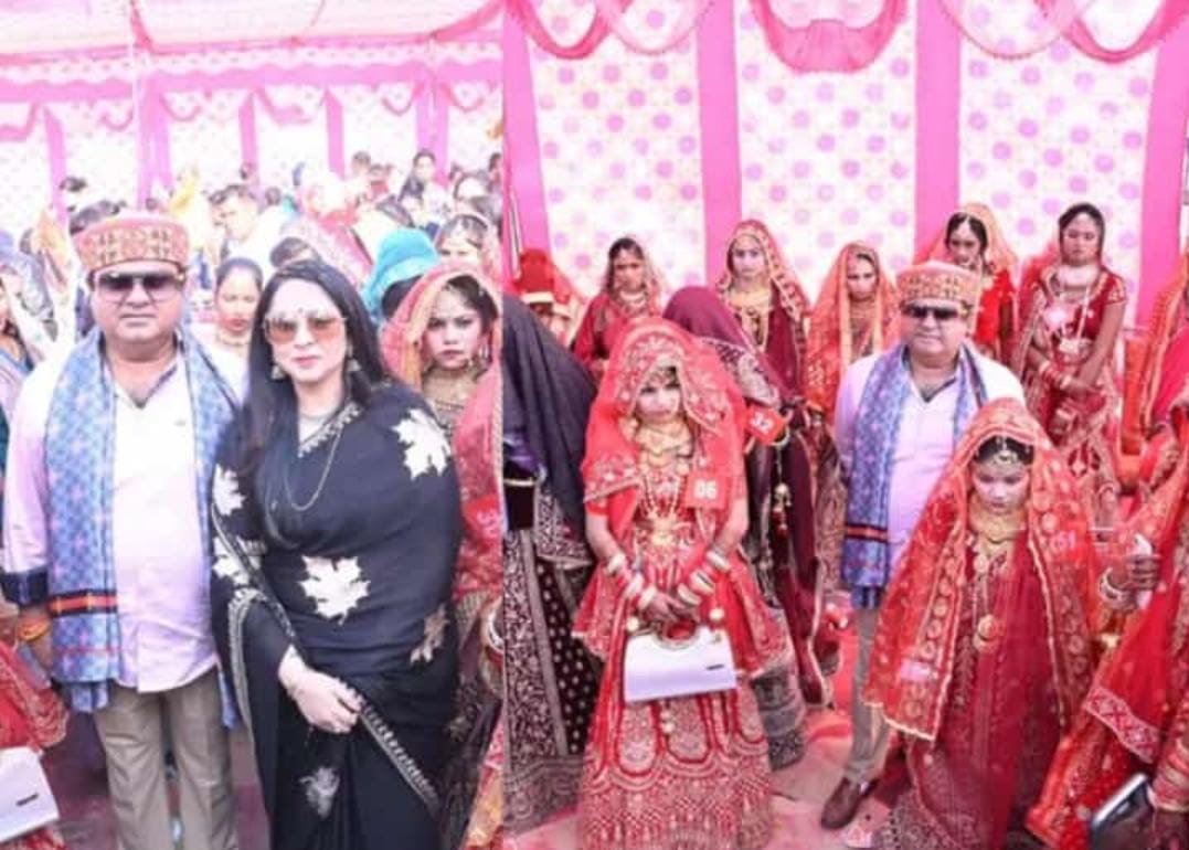 Umesh Kumar MLA organized a mass marriage ceremony, 121 couples got married