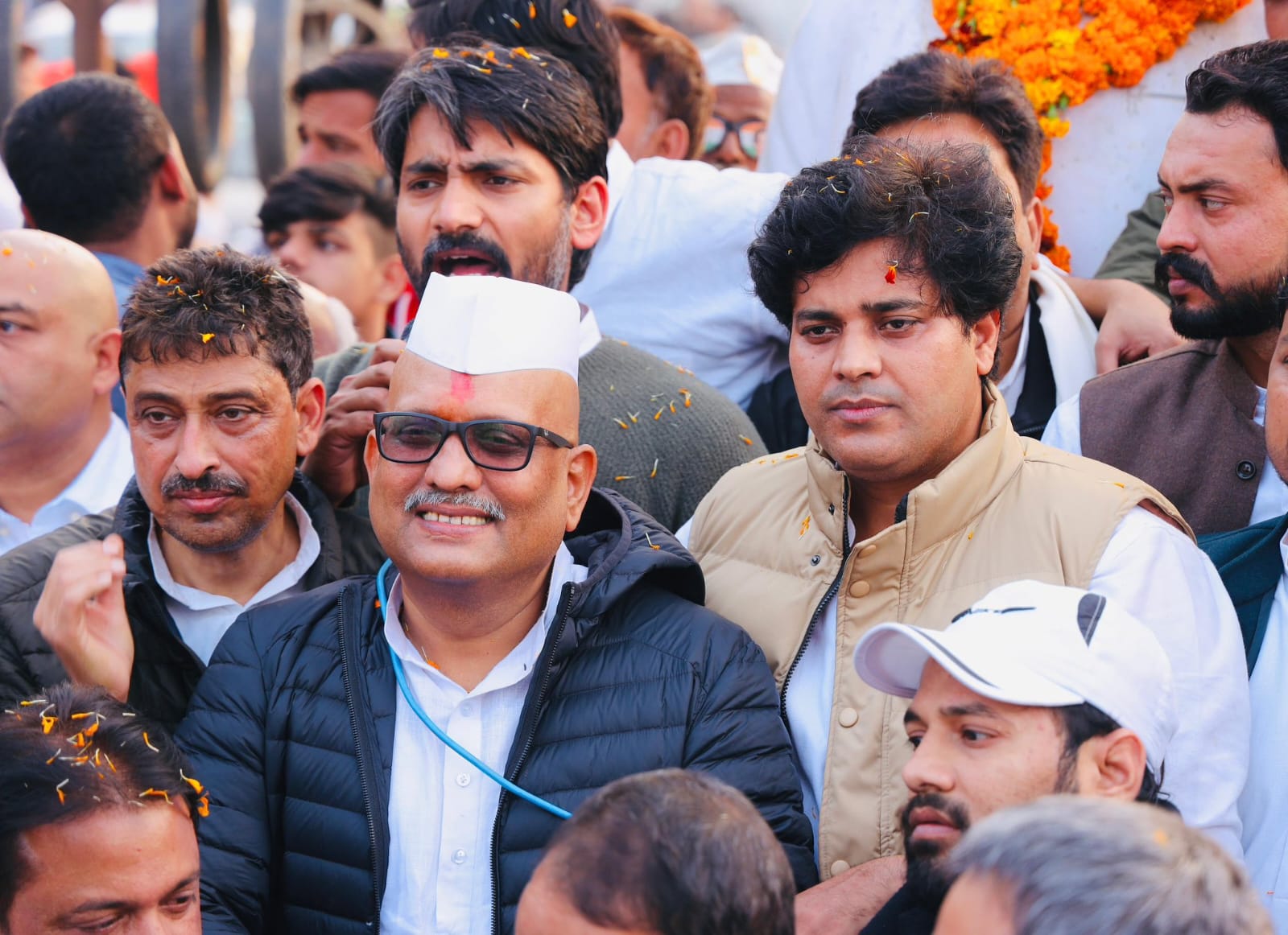 Grand welcome of poet and Congress leader Imran Pratapgarhi in Gangoh, Saharanpur