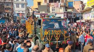 The mortal remains of martyrs reached Veer Bhoomi Uttarakhand. CM Dhami paid tribute to the martyrs