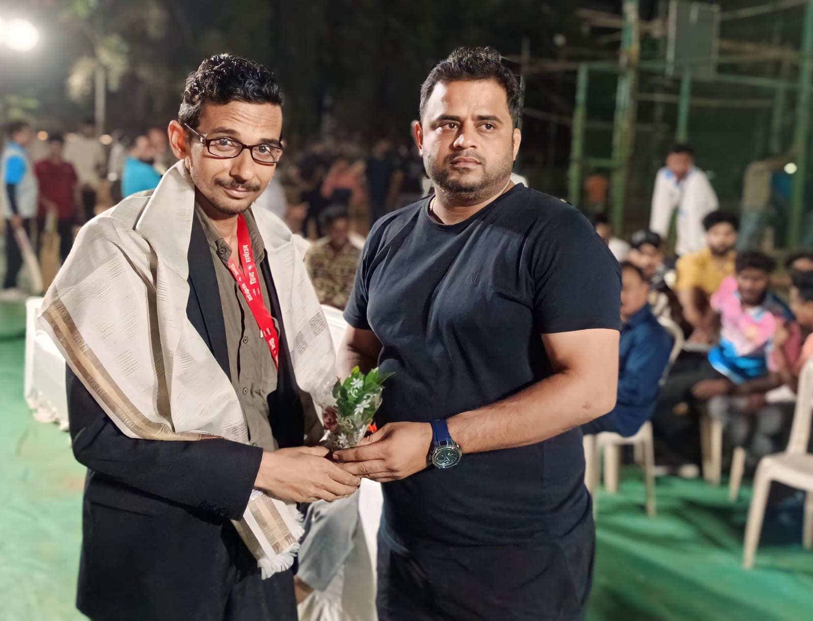 Golden Times journalist Shibli Rampuri honored in tournament organized in Mumbai