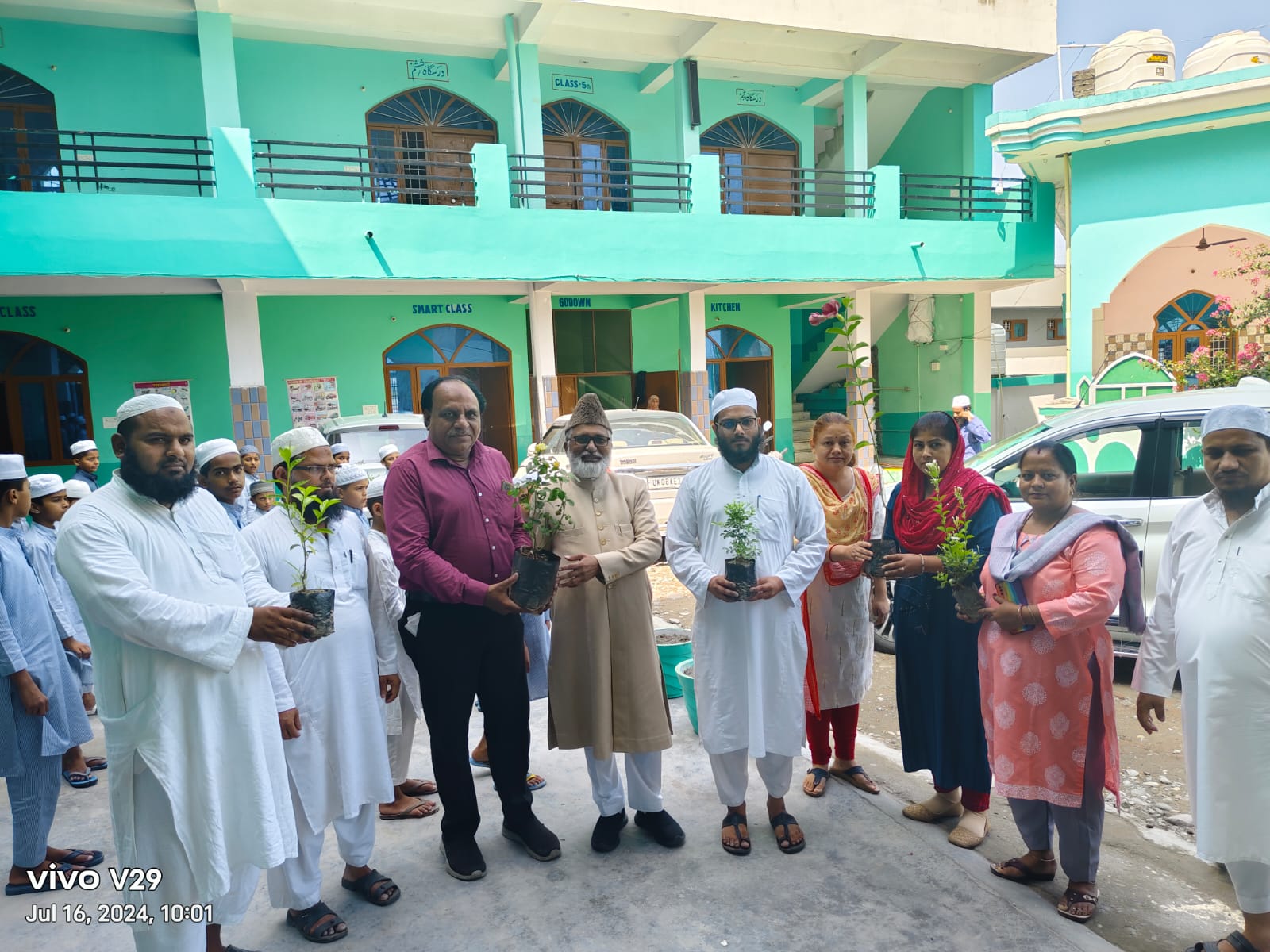 Harela festival was also celebrated in Madrasa Anwarul Quran