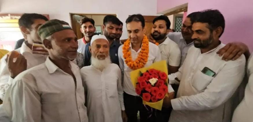 There was a festive atmosphere at Mohammad Aavesh’s house after he got selected in upper PCS.