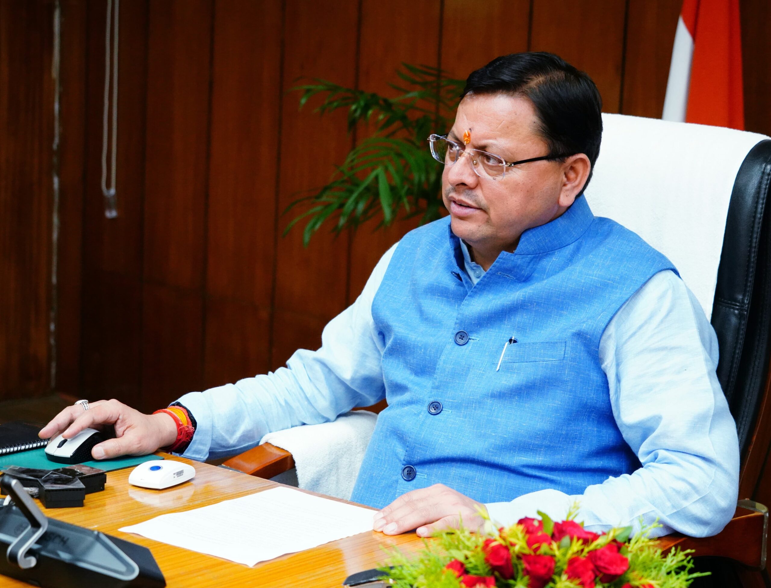 Chief Minister launches website of Pravasi Uttarakhand Cell