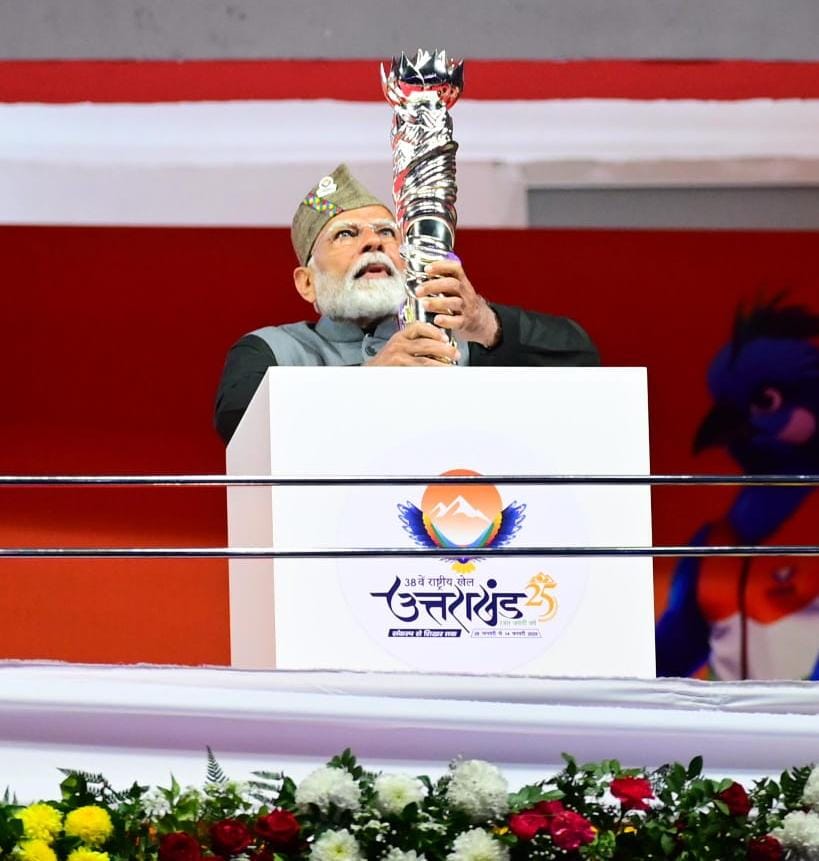 Colourful inauguration of 38th National Games in Uttarakhand