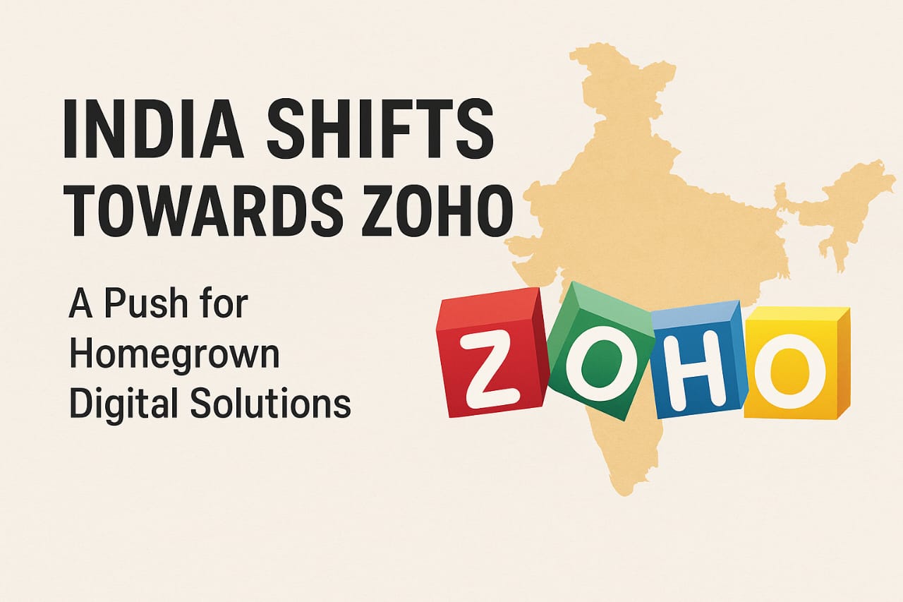 India Shifts Towards Zoho: A Push for Homegrown Digital Solutions