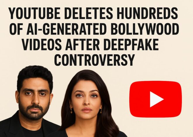 YouTube Deletes Hundreds of AI-Generated Bollywood Videos After Deepfake Controversy