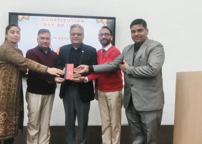 A Grand Celebration of Patriotism and Constitutional Awareness on Constitution Day at Subharti University