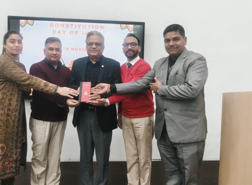 A Grand Celebration of Patriotism and Constitutional Awareness on Constitution Day at Subharti University