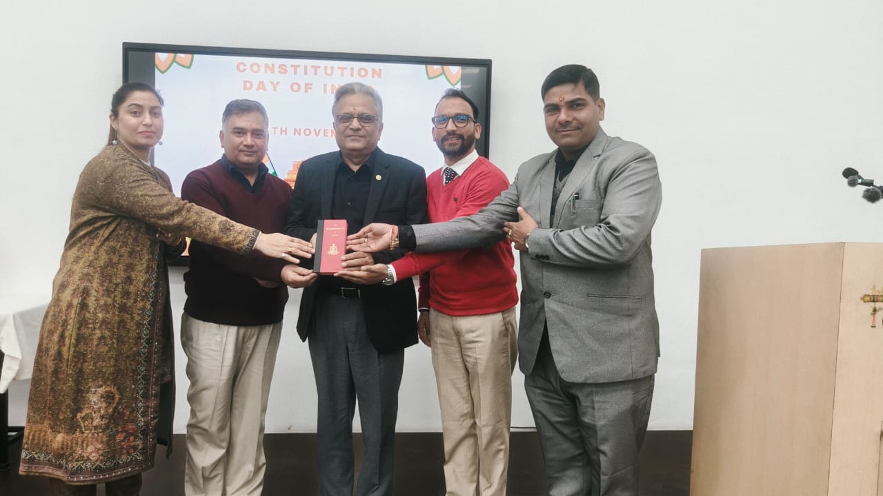 A Grand Celebration of Patriotism and Constitutional Awareness on Constitution Day at Subharti University