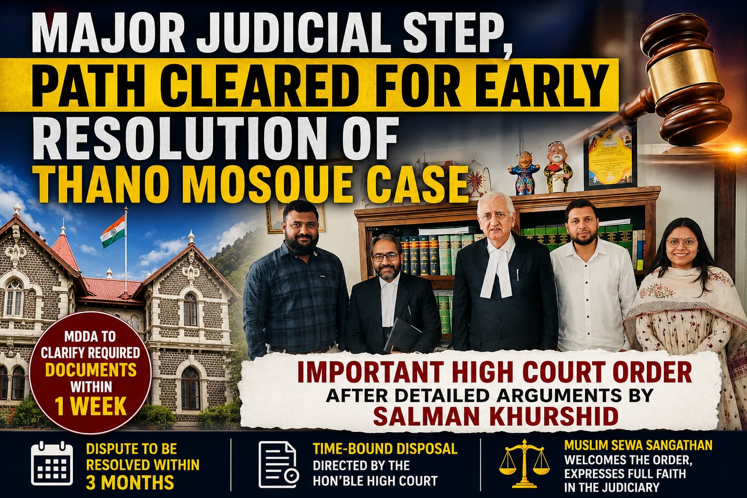 Major Judicial Step Clears Path for Early Resolution of Thano Mosque Case