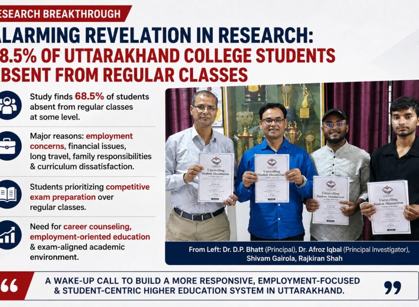 Major research revelation regarding an Uttarakhand college under the leadership of Dr. Afroz Iqbal