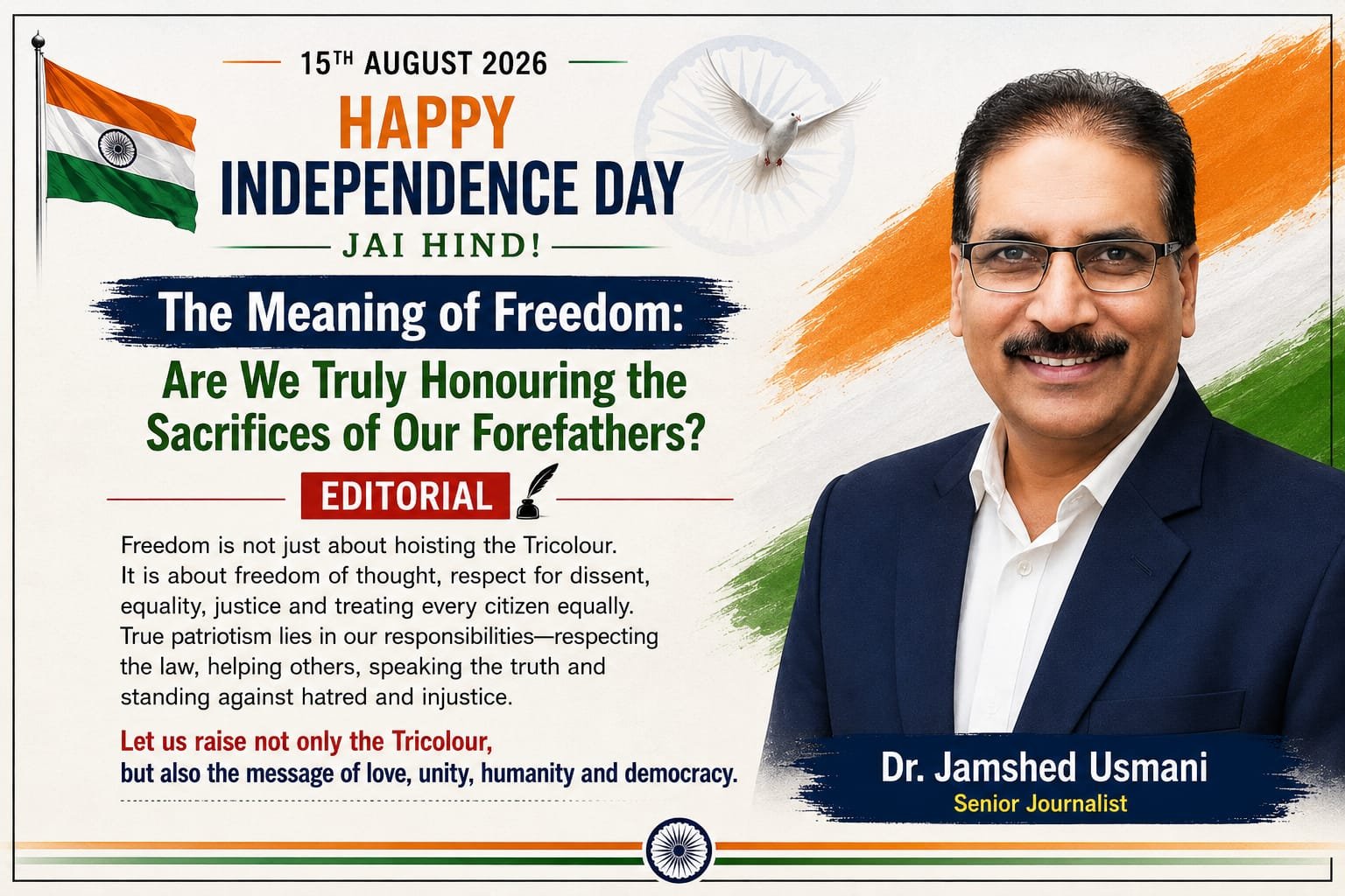 The Meaning of Freedom: Are We Truly Honouring the Sacrifices of Our Forefathers?