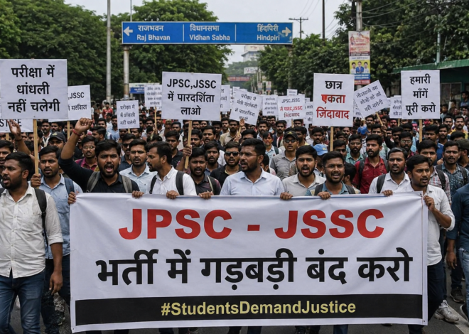 Jharkhand Students March to Assembly Over JPSC-JSSC Recruitment Controversy