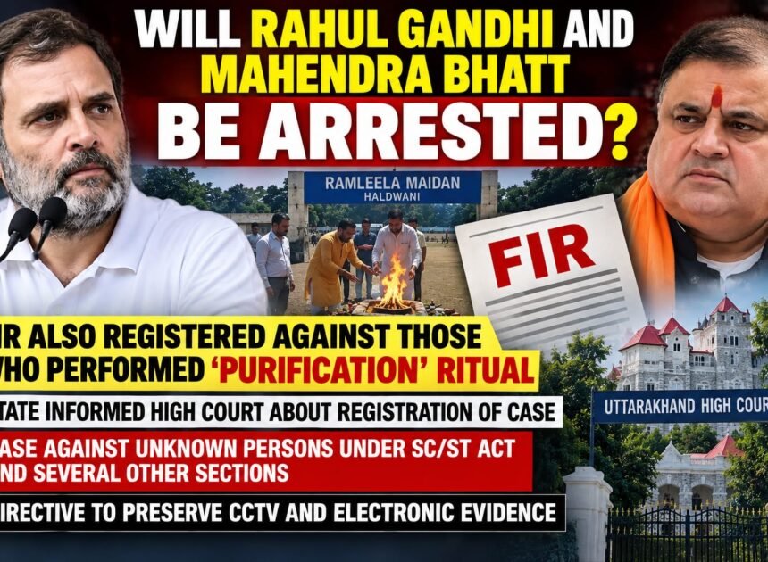 Will Rahul Gandhi and Mahendra Bhatt Be Arrested?