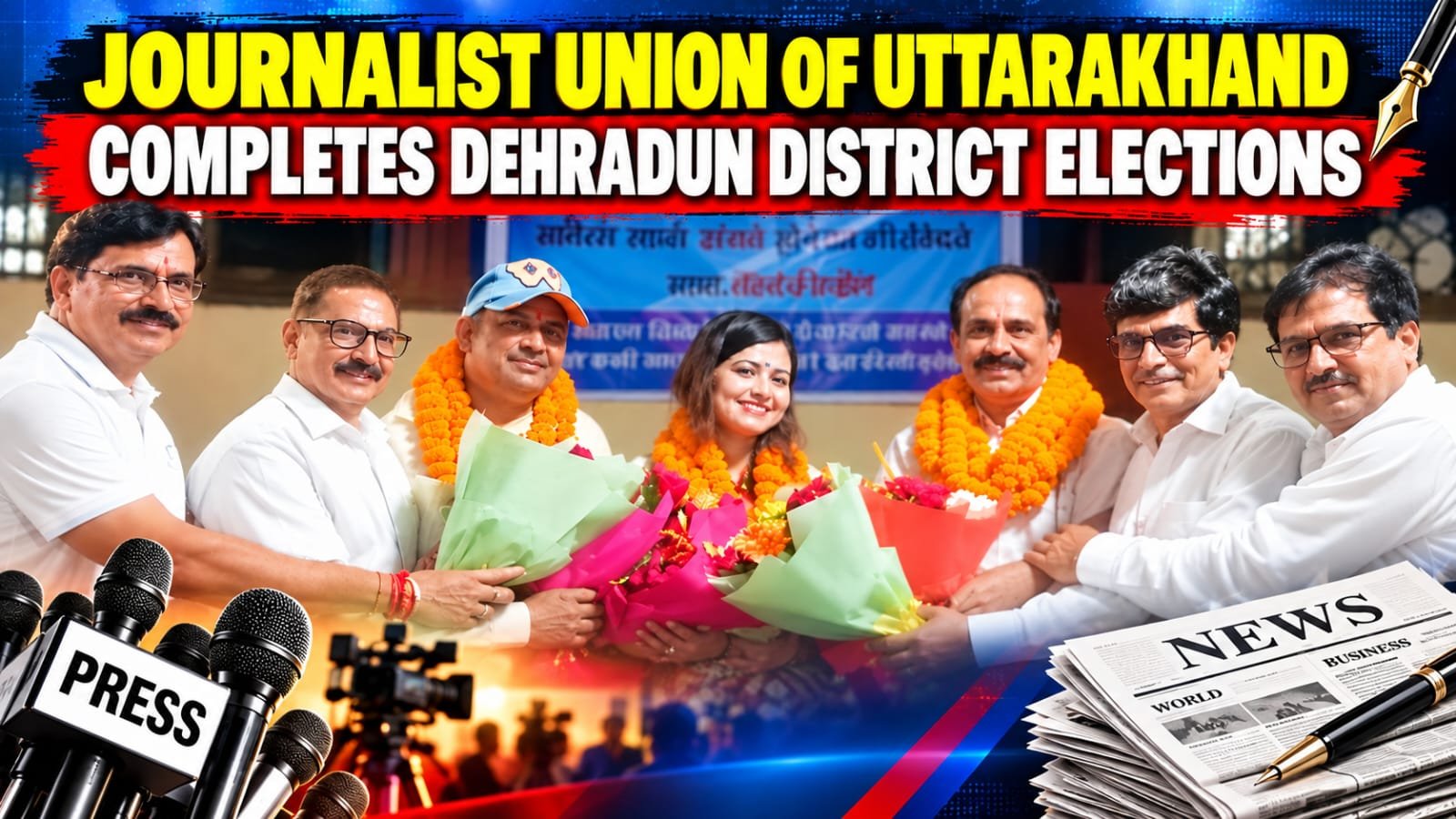 Journalist Union of Uttarakhand Elects New Dehradun District Body